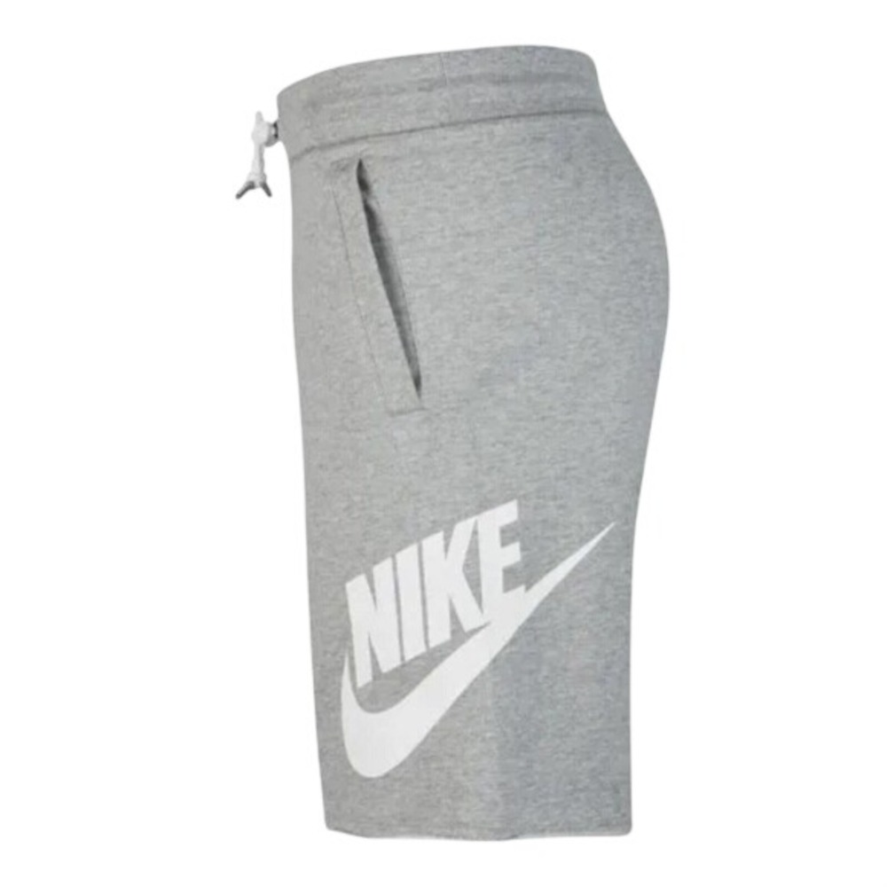 Nike Mens Sportswear Alumni French Terry Shorts Gray 928441-063 - Picture 3 of 9